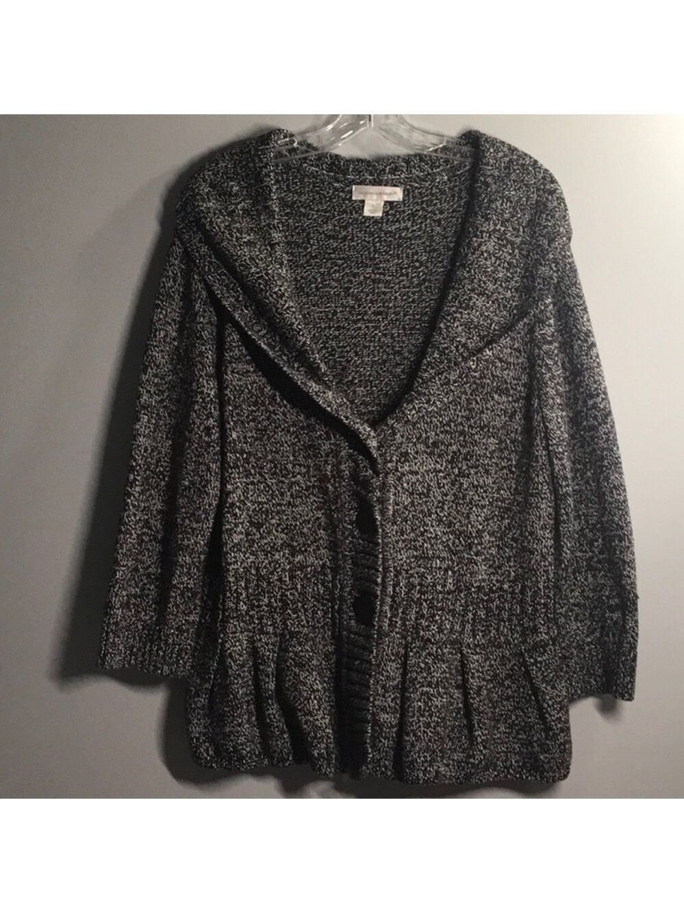 Christopher & Banks sweater Chunky women’s size xl x-large 3 button heavier we…